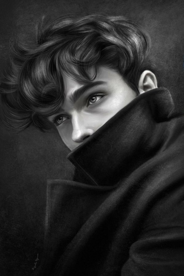 Черно белые для мужчины