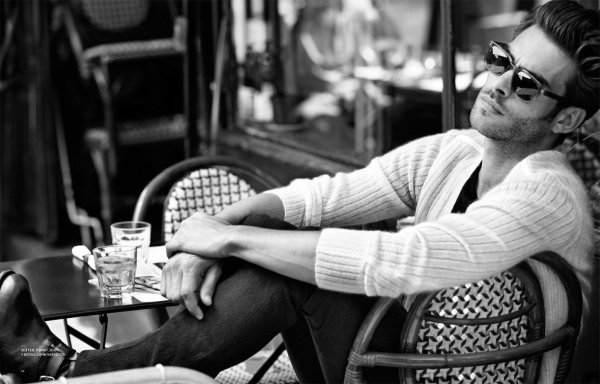 Черно белые для мужчины