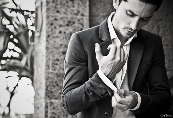 Черно белые для мужчины