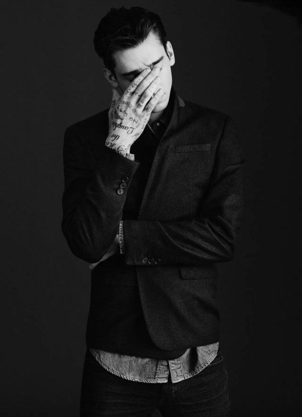 Черно белые для мужчины