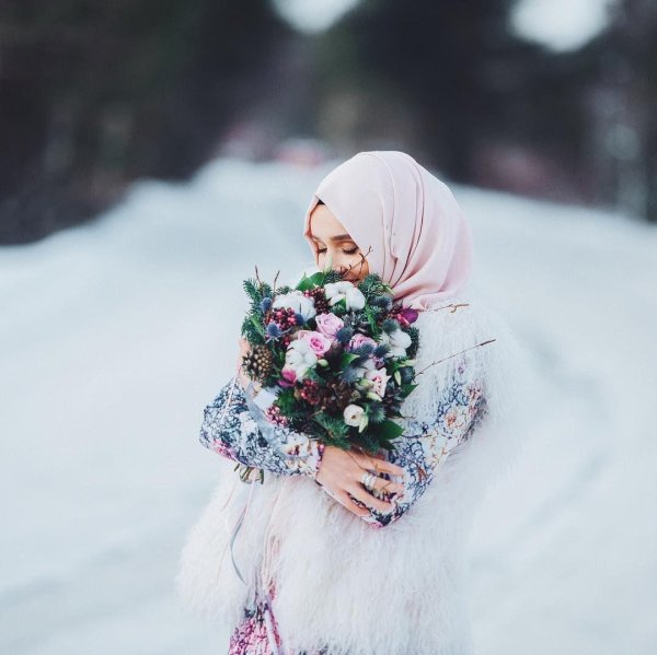 невеста в хиджабе