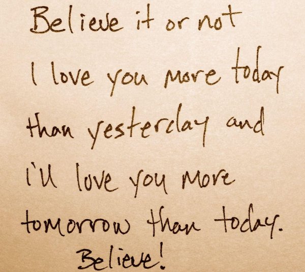 Для любимого мужчины на английском языке