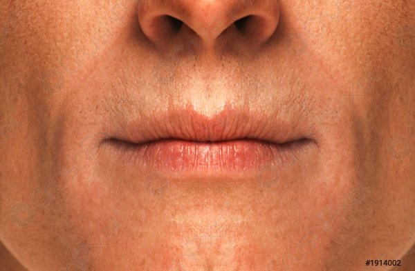 Губы мужчины