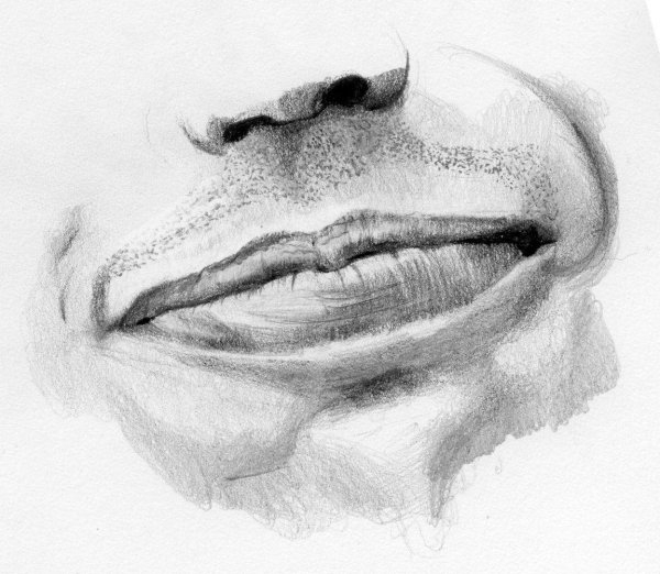 Губы мужчины