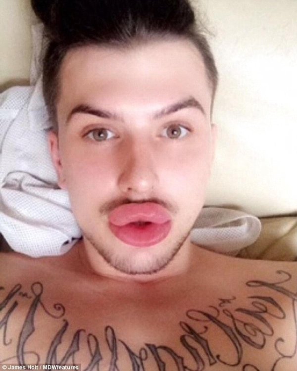 Губы мужчины