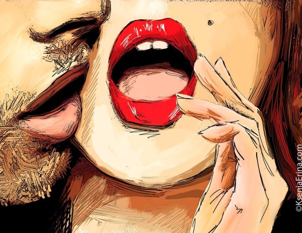 Губы мужчины