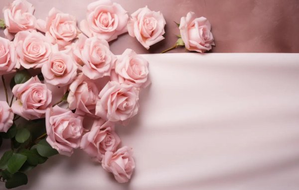 нежно розовая роза