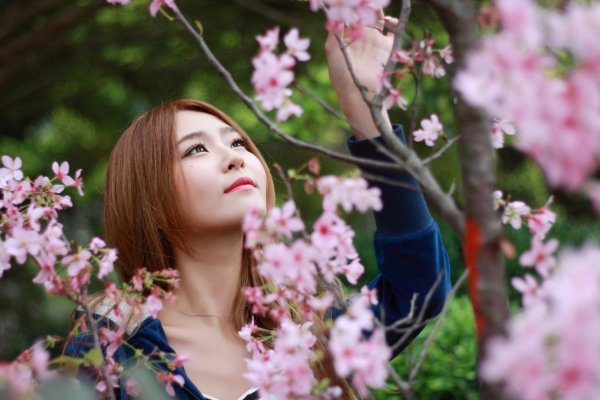 красивая азиатка