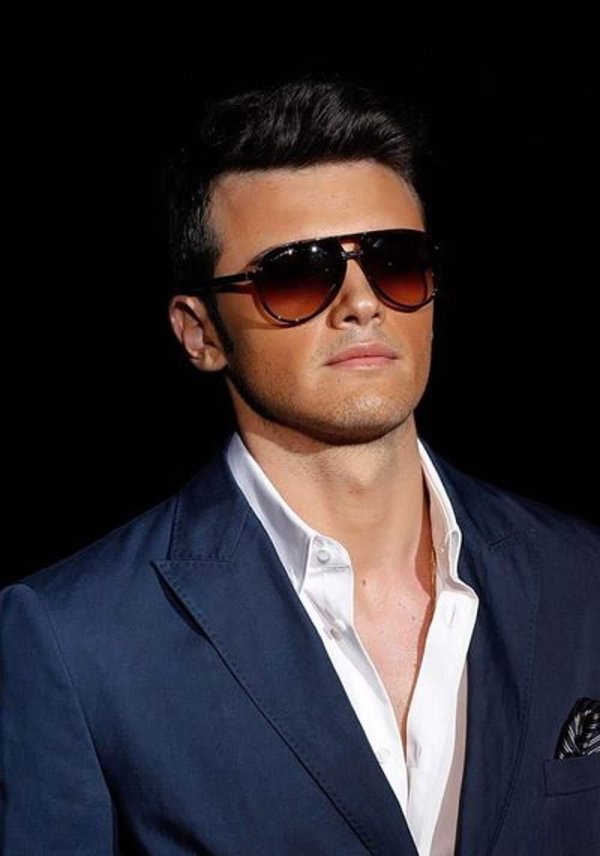 красивые мужчины в тёмных очках