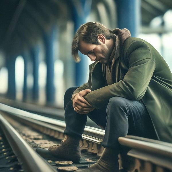 грусть мужчины