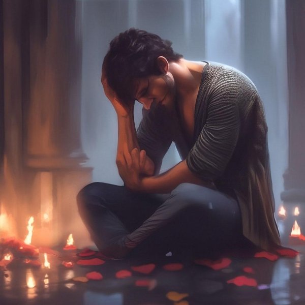 грусть мужчины