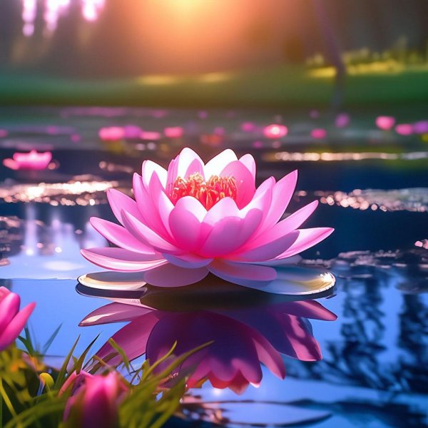 цветки лотоса