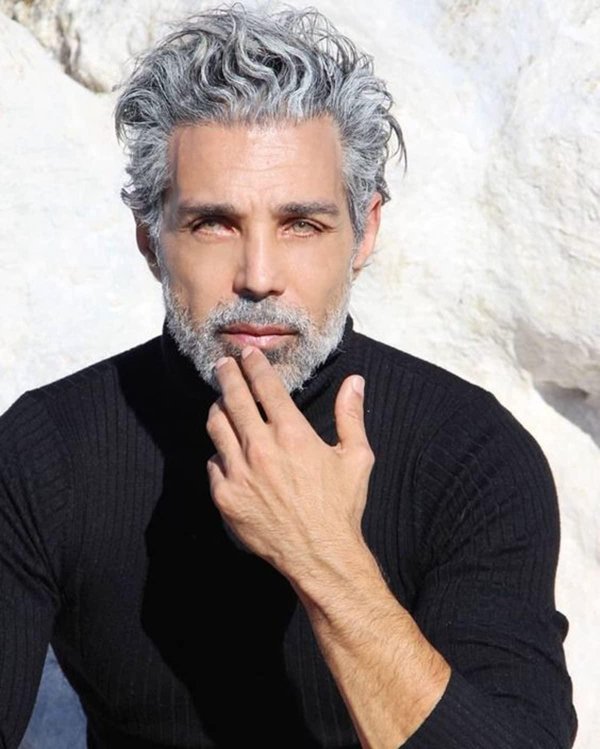 седина у мужчин