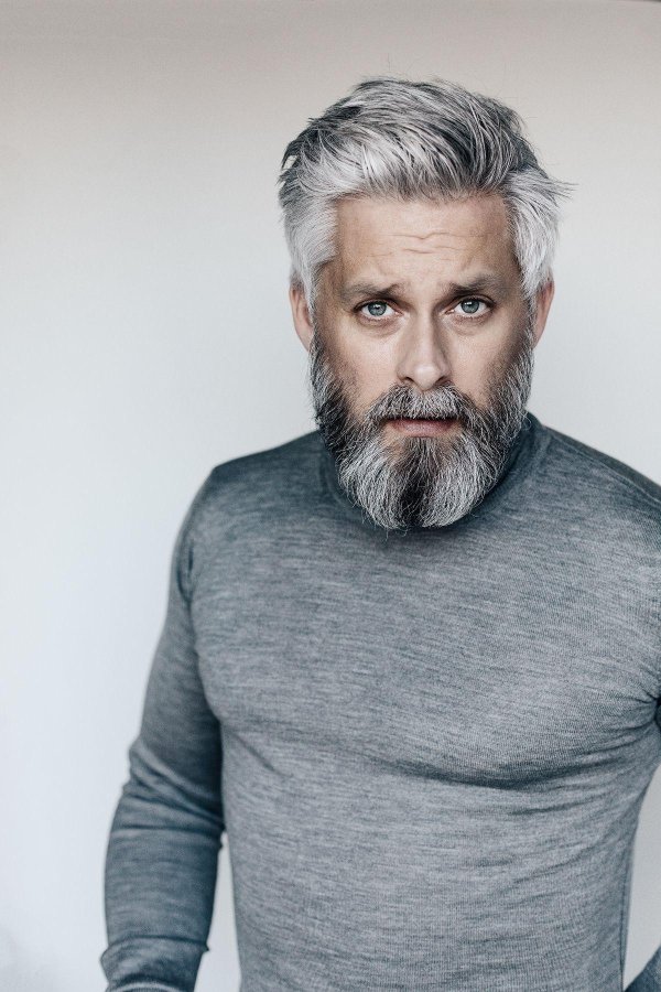 седые волосы у мужчин