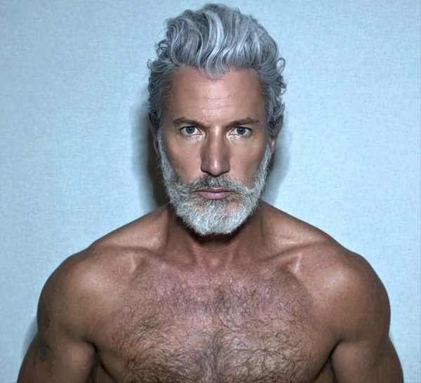 борода седая