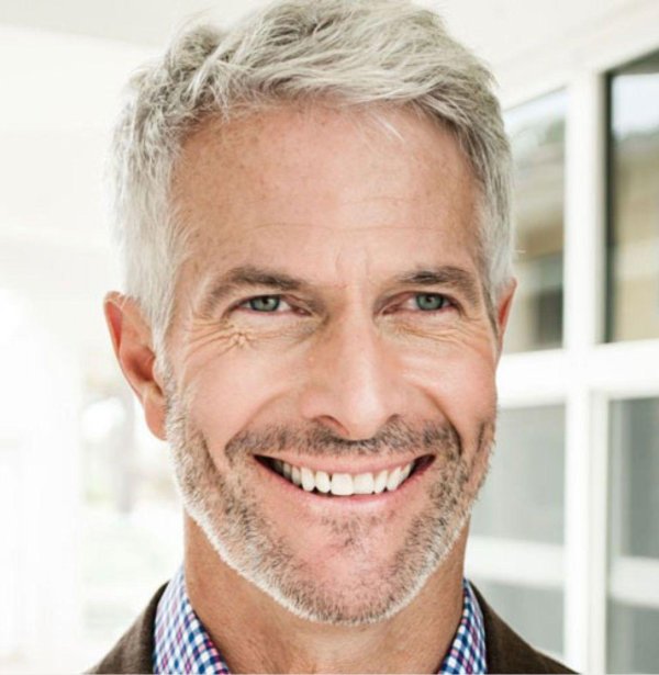 прически для пожилых мужчин