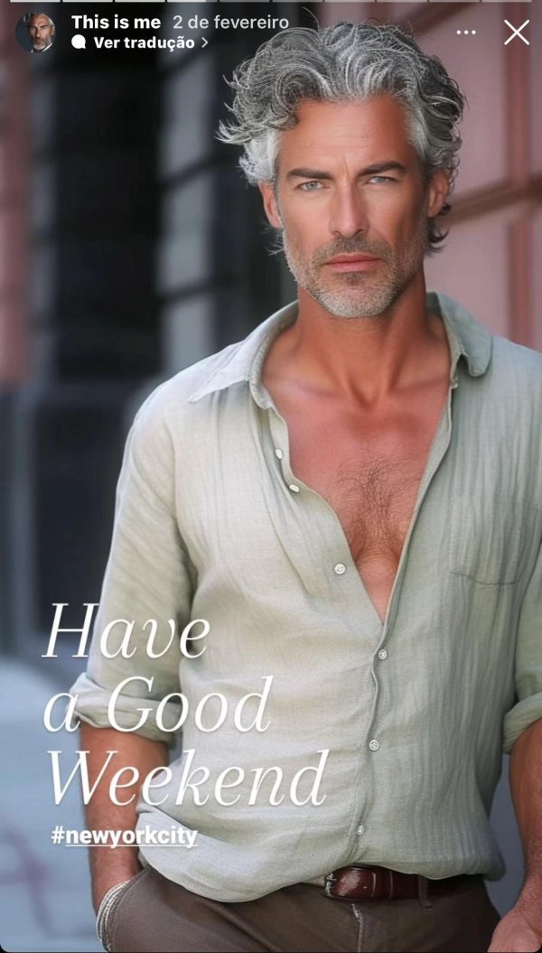 седые волосы мужчины