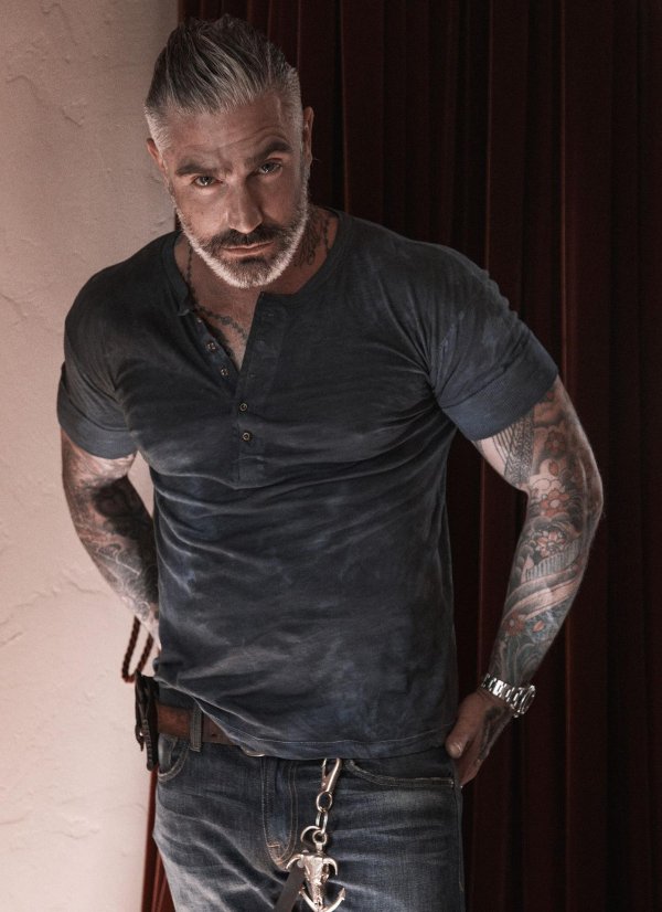 мужское прическа