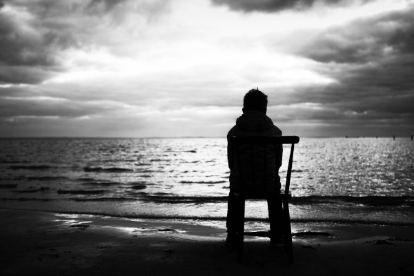 черно белое одиночество