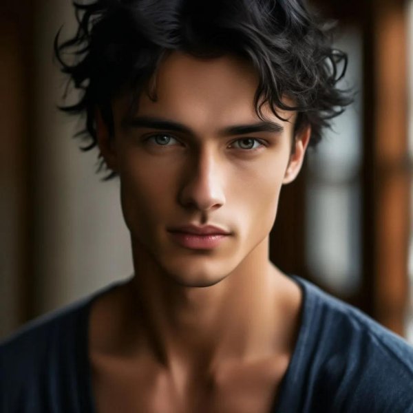 парень брюнет