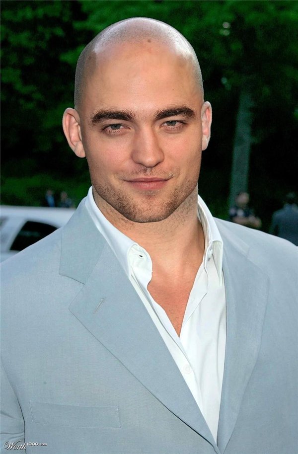 роберт паттинсон bald