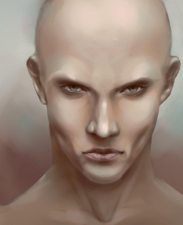 парень анфас