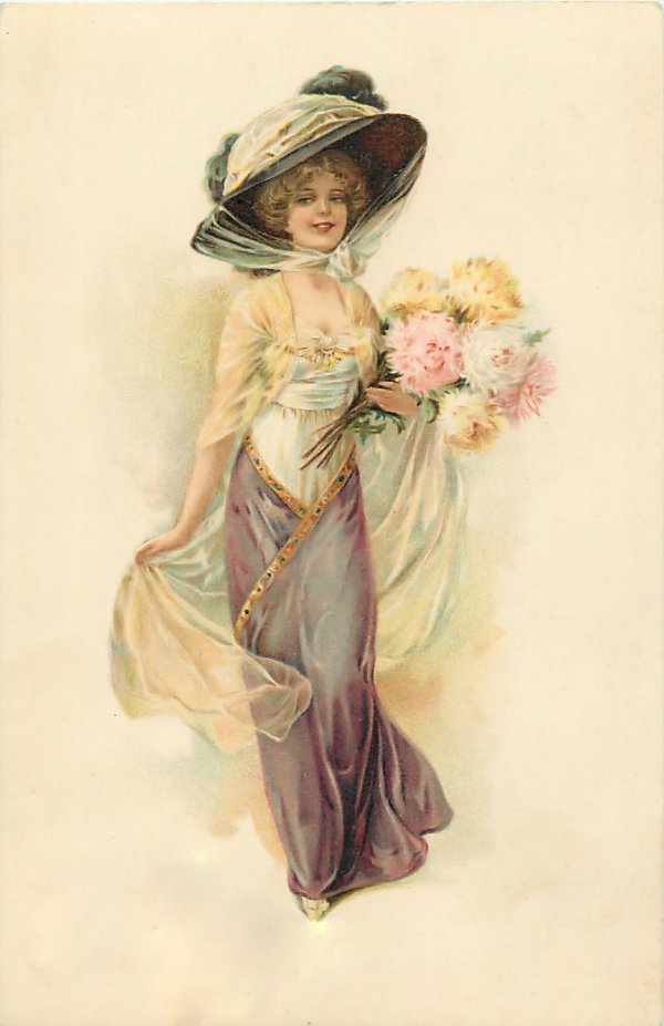 открытка винтажная