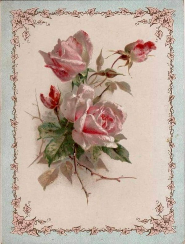 открытка винтажная