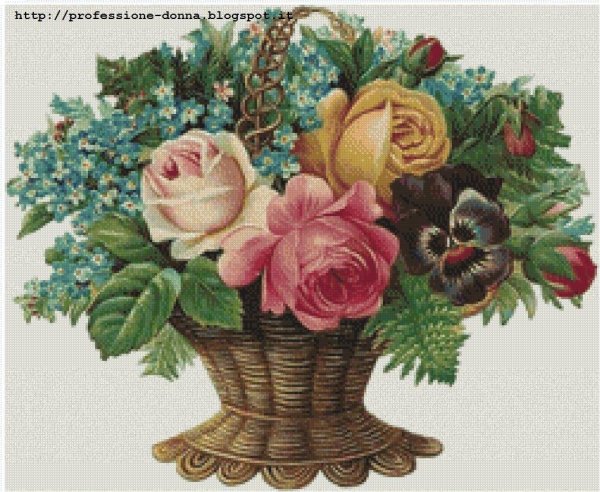 корзина цветов