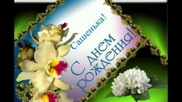 сашенька с днем рождения