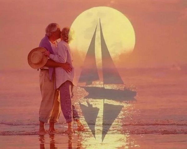 счастливые влюбленные