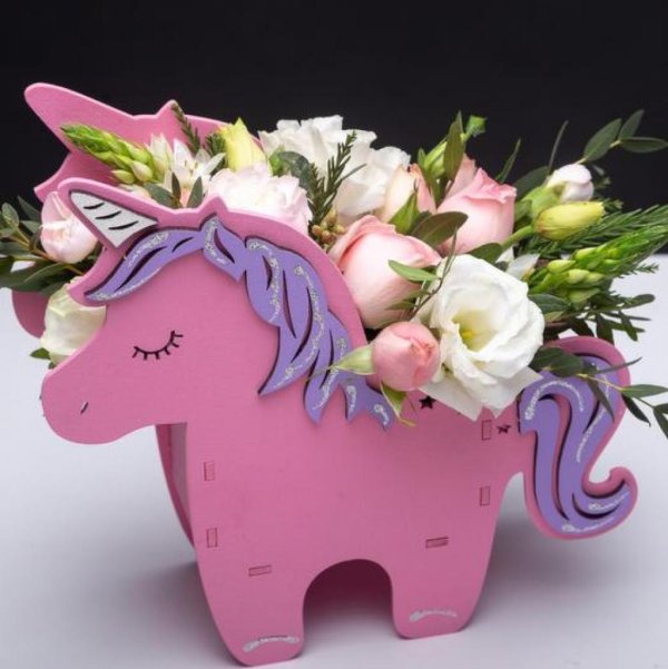 коробка единорог