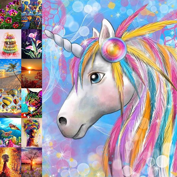 алмазная мозаика единорожка