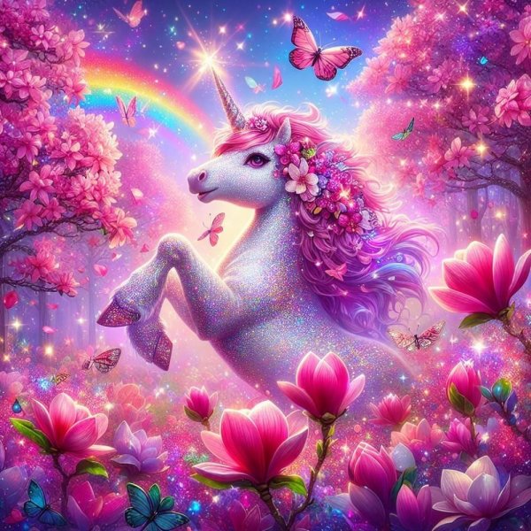 мир единорогов