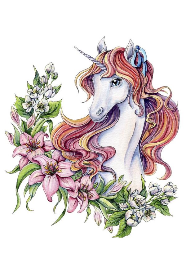 единороги рисунки