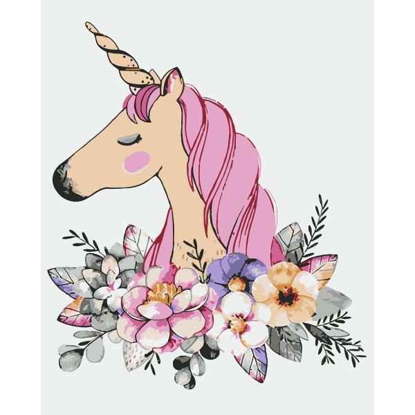 акварельных единороги