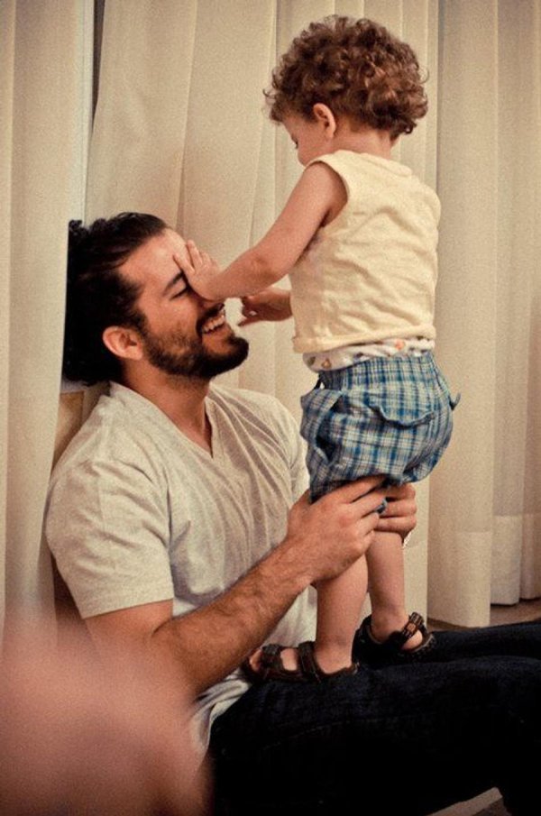 папочка малыша