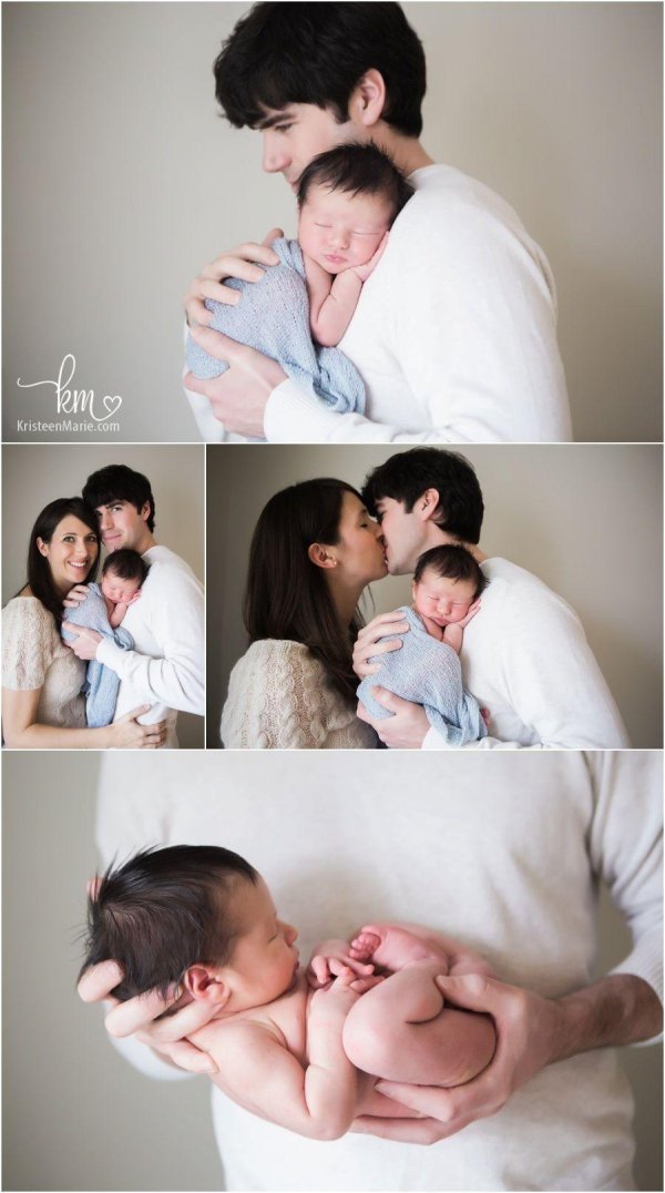 позы для новорожденных