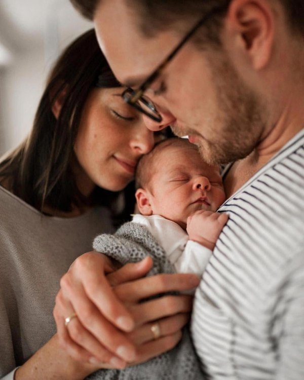 семья с малышом