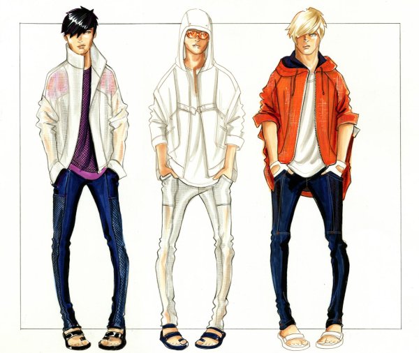 эскизы повседневной одежды