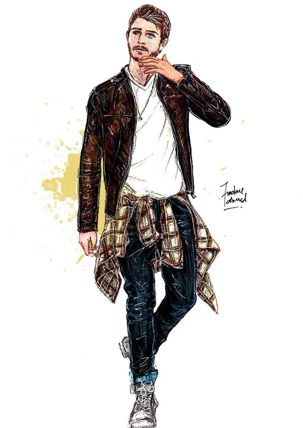 модная иллюстрация