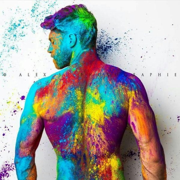 фотосессия с красками