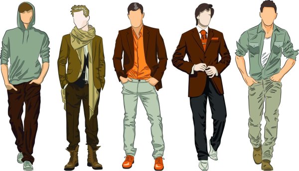 стилизованная фигура мужчины