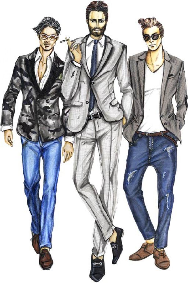 мода эскизы