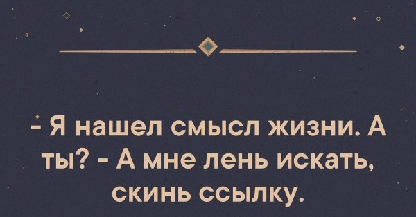 Смысл жизни мужчины