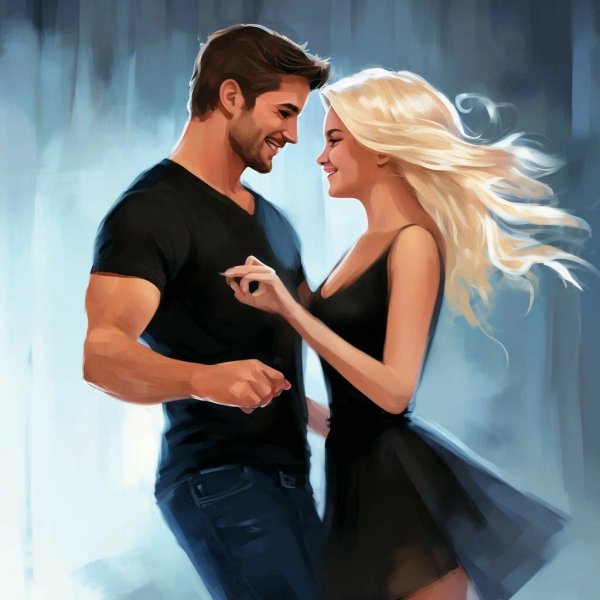 красивая блондинка