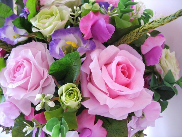 цветок из полимерной глины