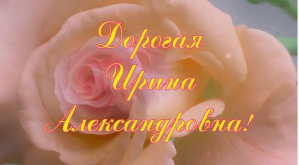 с днём рождения ирина алексан