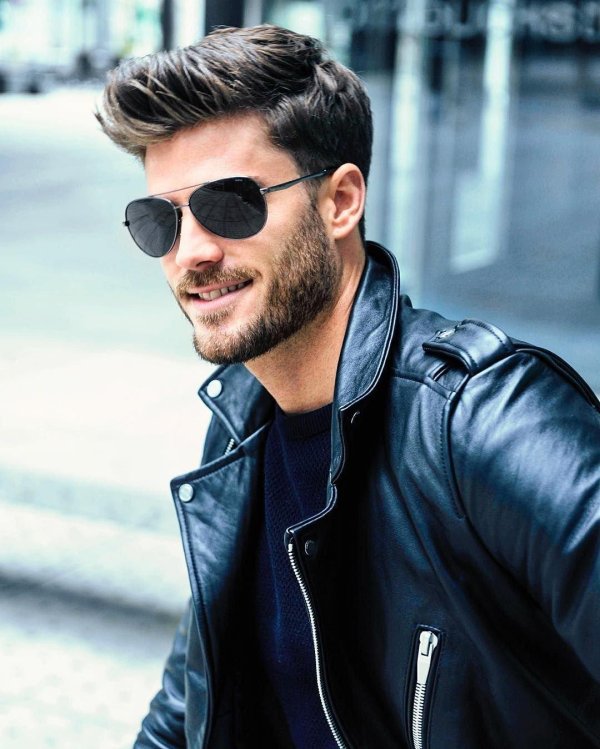 мужское прическа