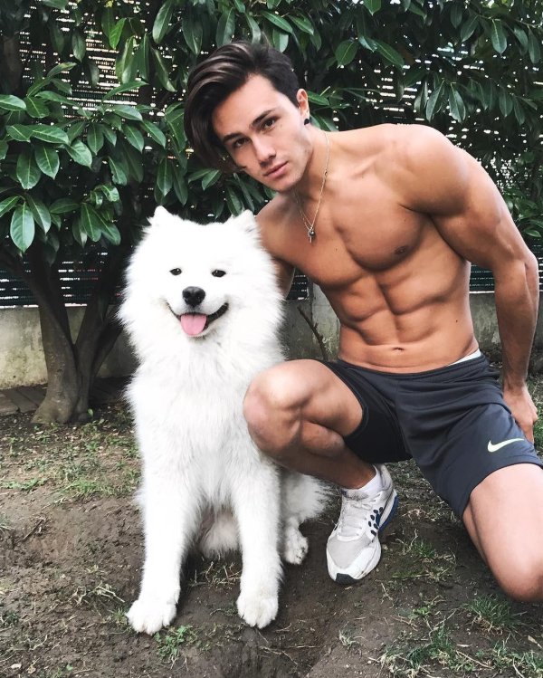 красивая парень